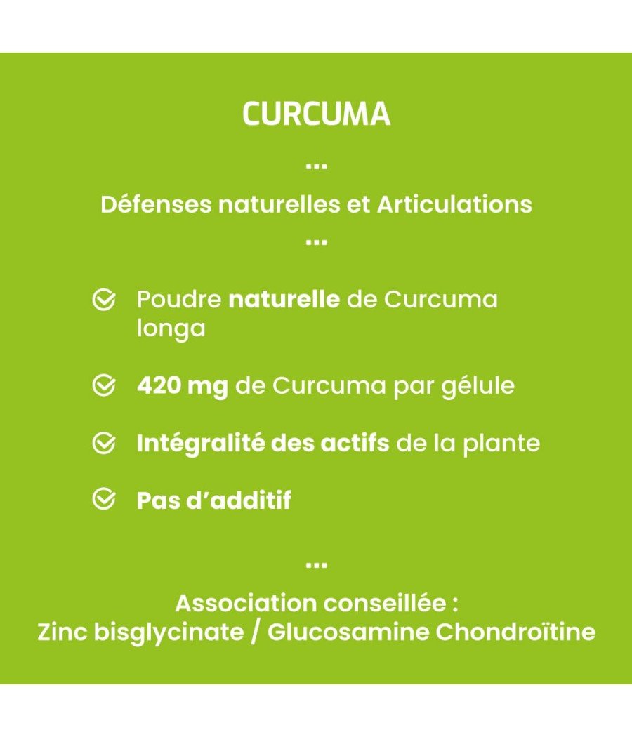 Complément alimentaire Curcuma