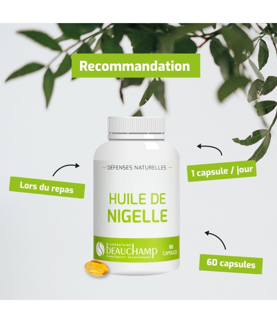 Capsules d'Huile de nigelle