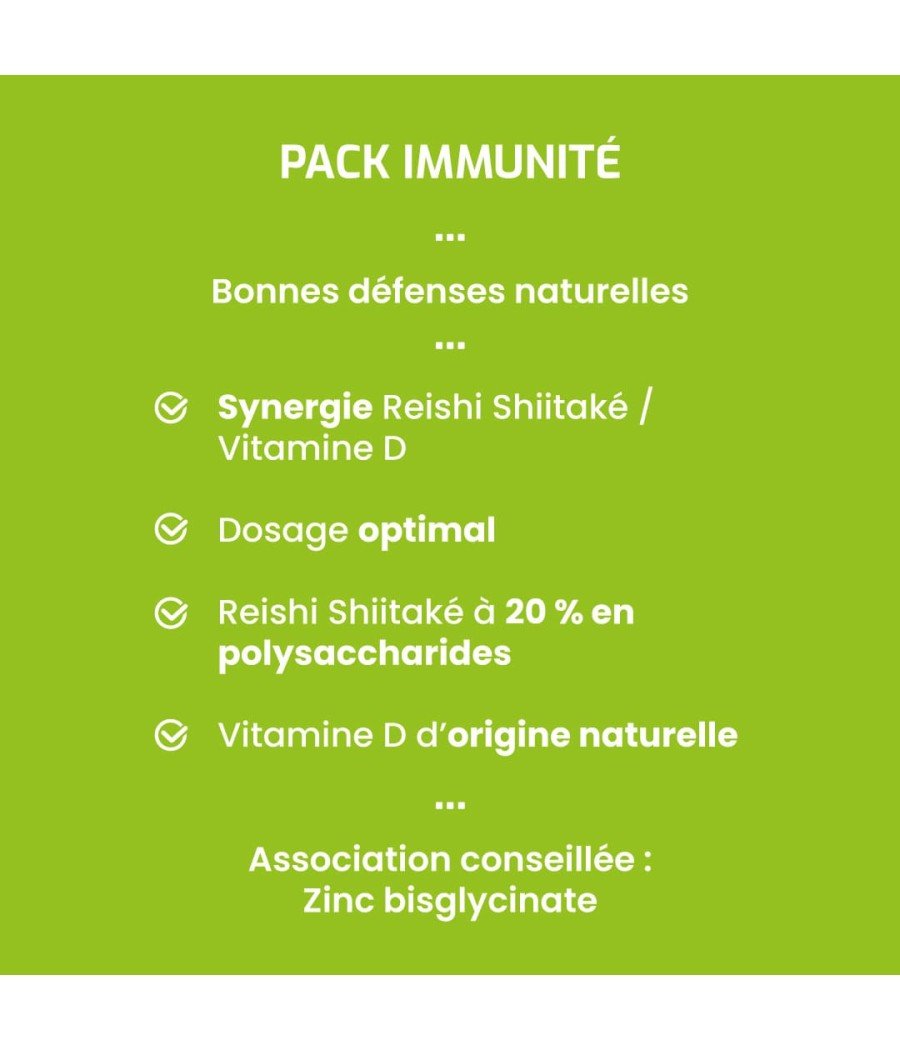 Complément alimentaire Pack Immunité