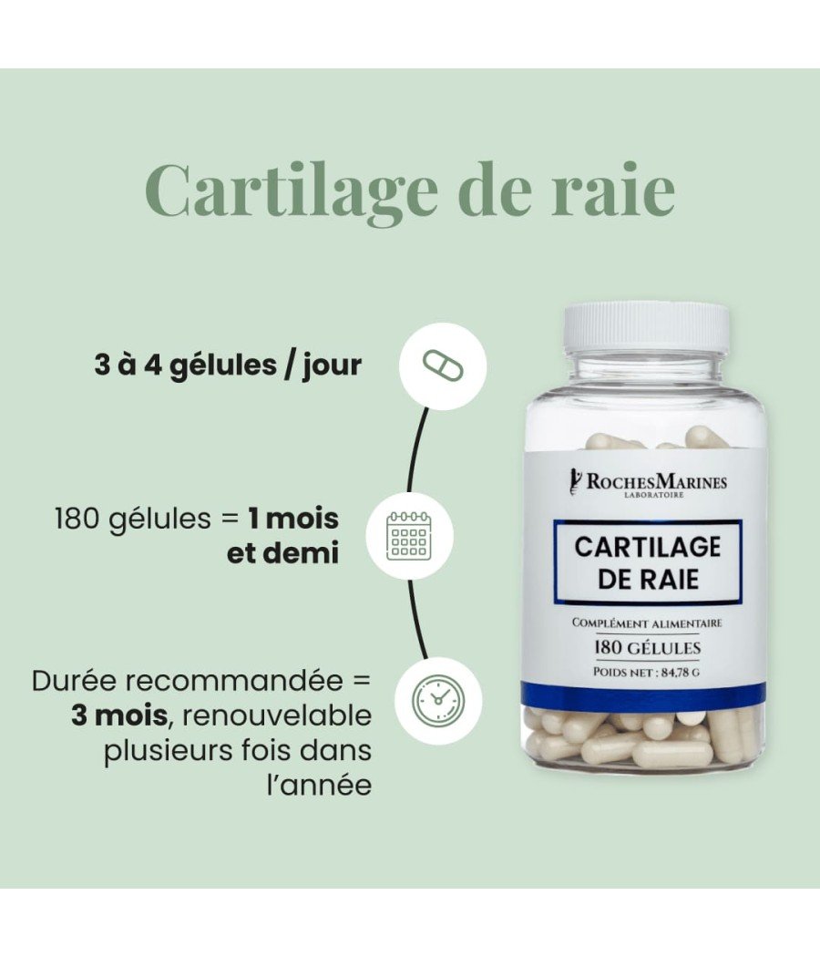 Gélules de Cartilage de raie