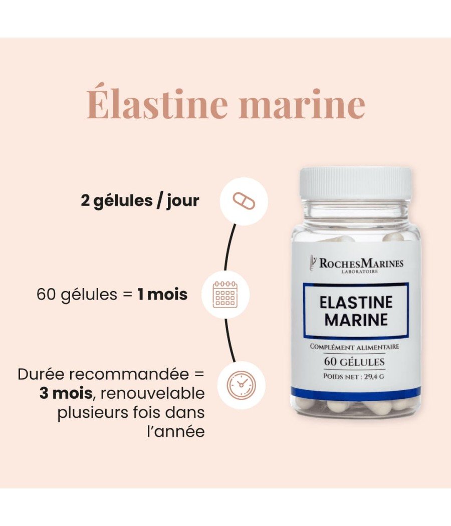 Gélules d'Élastine marine