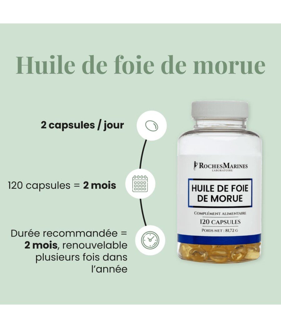 Capsules d'Huile de foie de morue