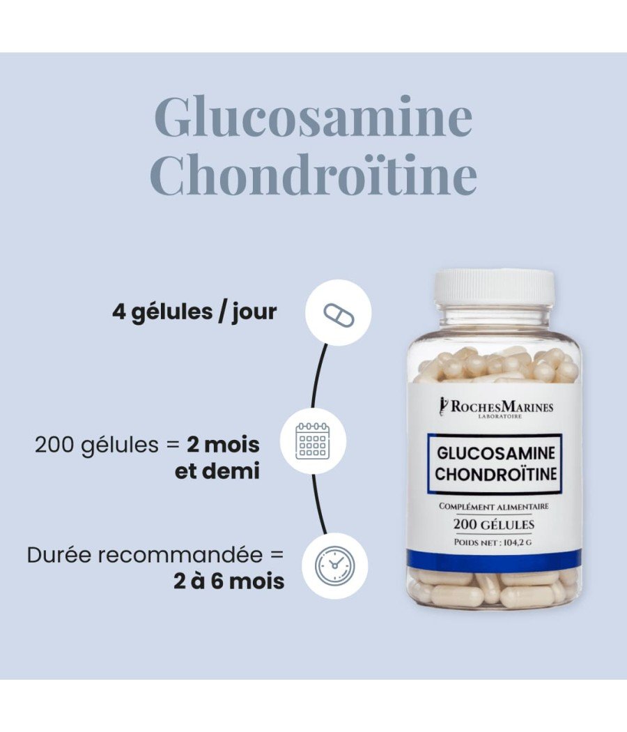 Gélules de Glucosamine Chondroïtine