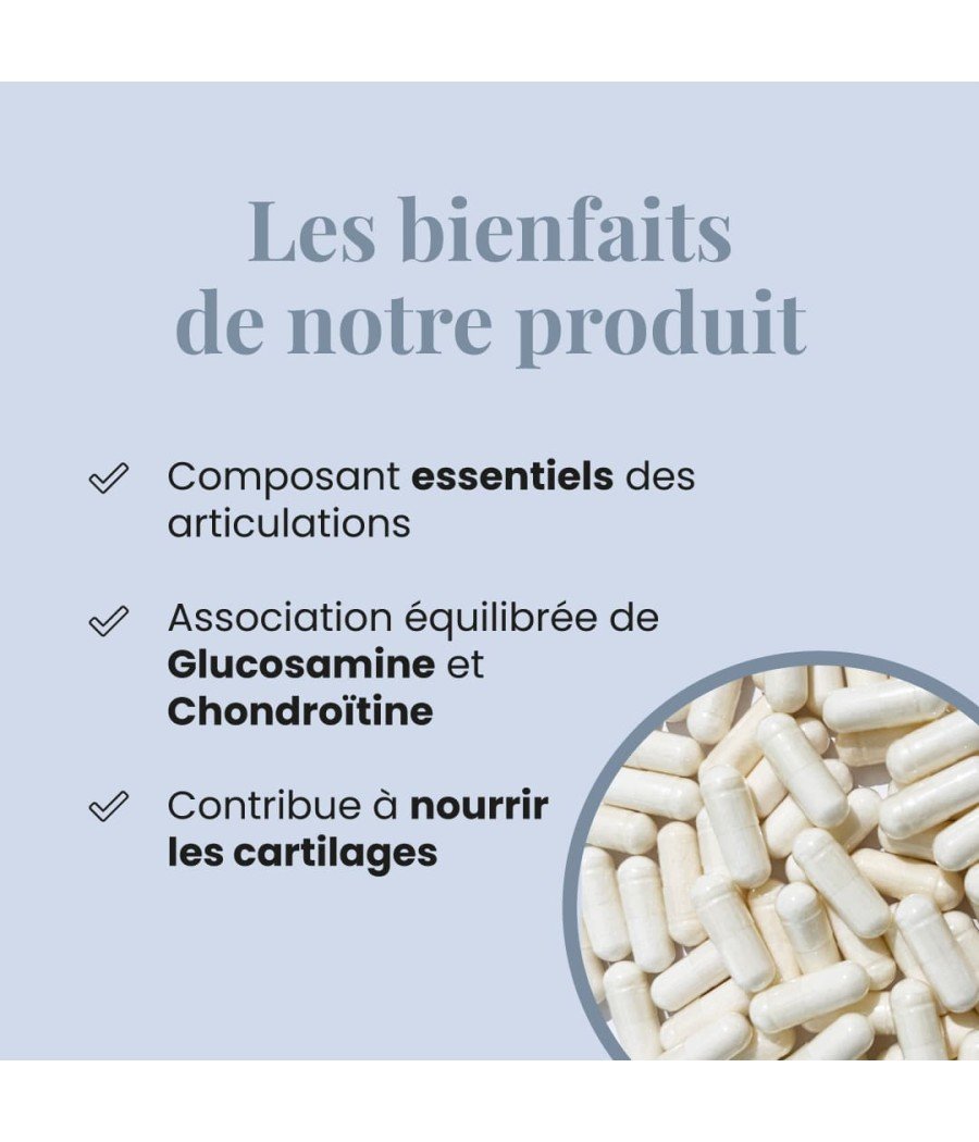 Complément alimentaire Glucosamine Chondroïtine