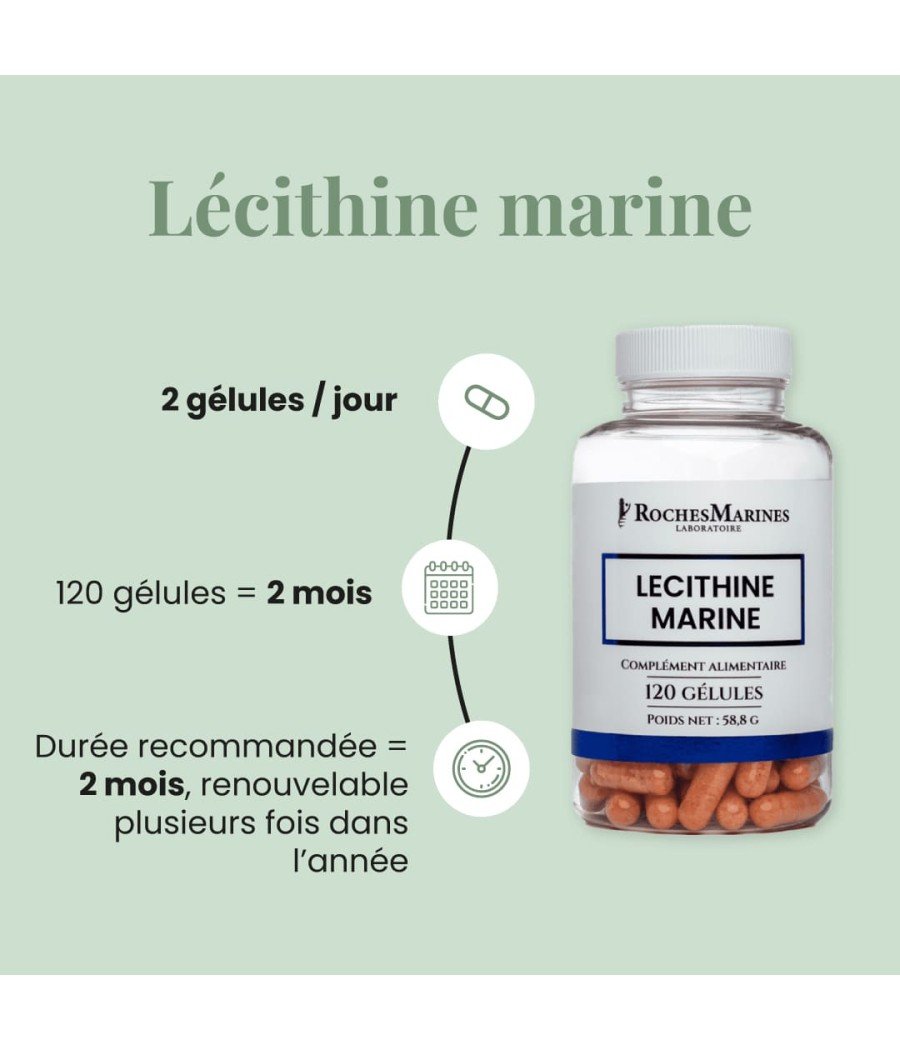 Gélules de Lécithine marine
