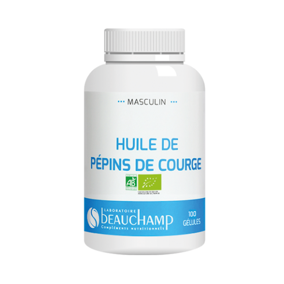 Complément alimentaire Huile de pépins de courge