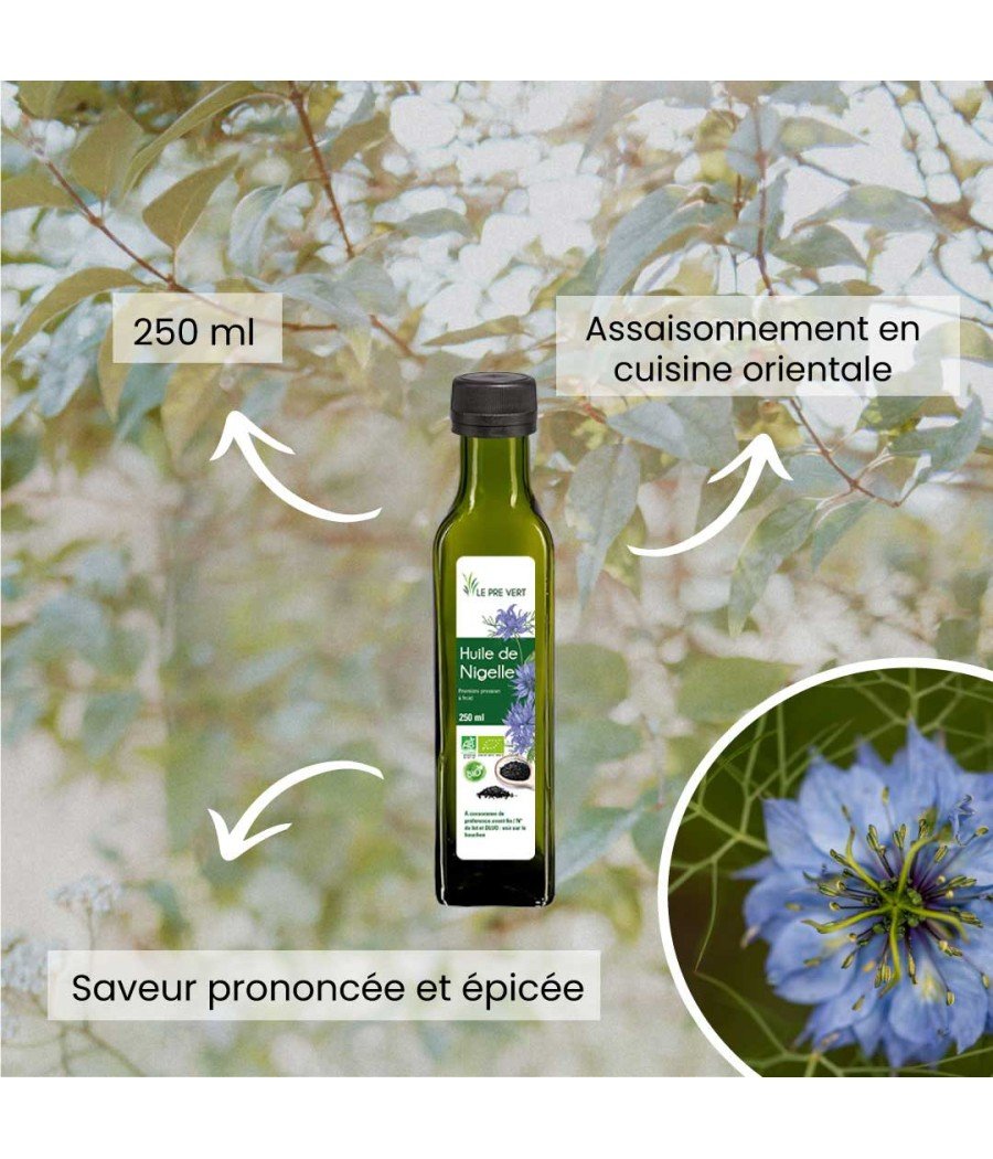 Huile vierge de Nigelle BIO