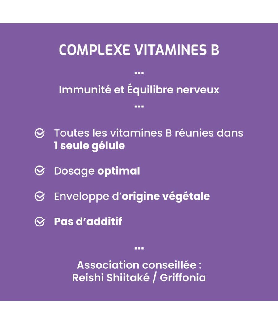 Complément alimentaire Complexe Vitamines B