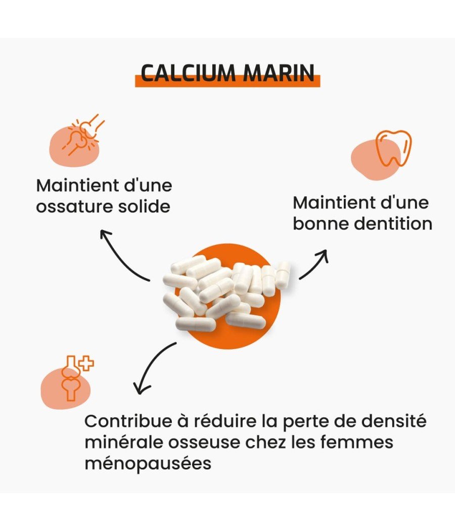 Complément alimentaire Calcium marin