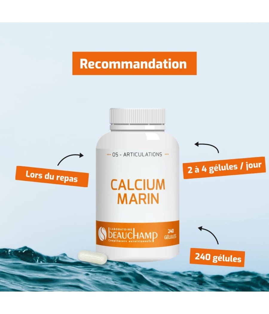 Gélules de Calcium marin