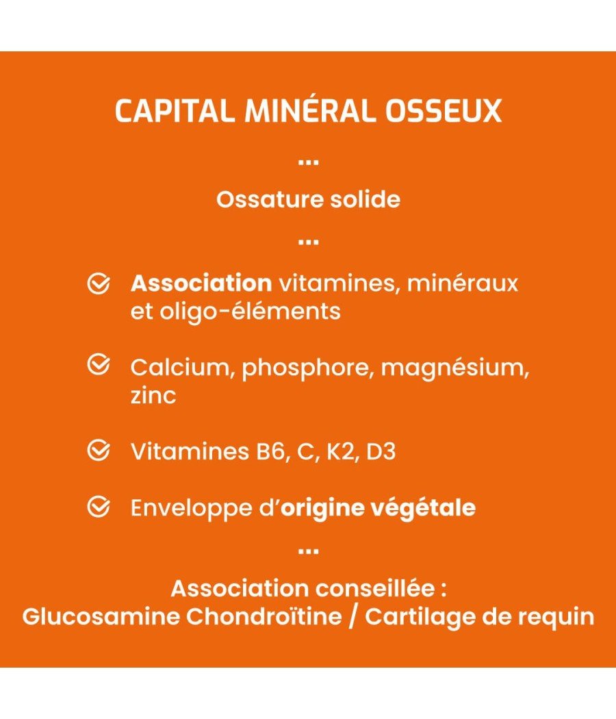 Complément alimentaire Capital minéral osseux