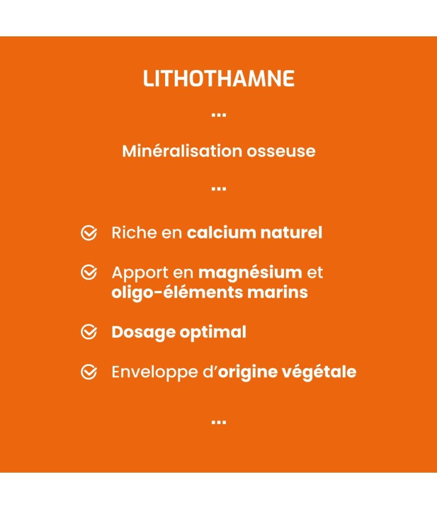 Complément alimentaire Lithothamne