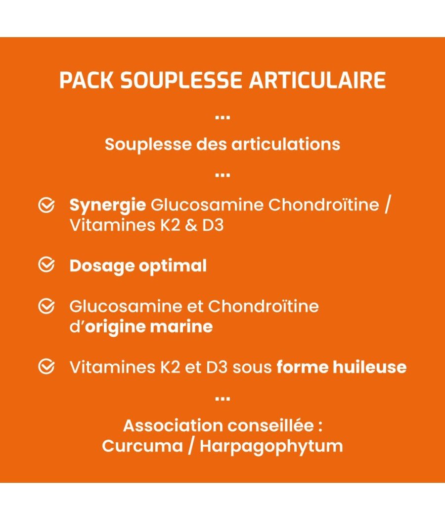Complément alimentaire Pack Souplesse articulaire