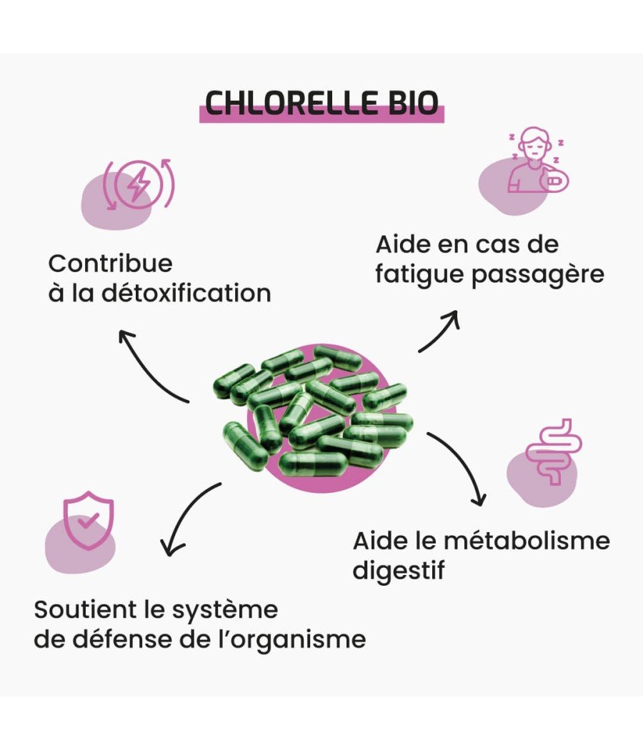 Complément alimentaire Chlorelle BIO