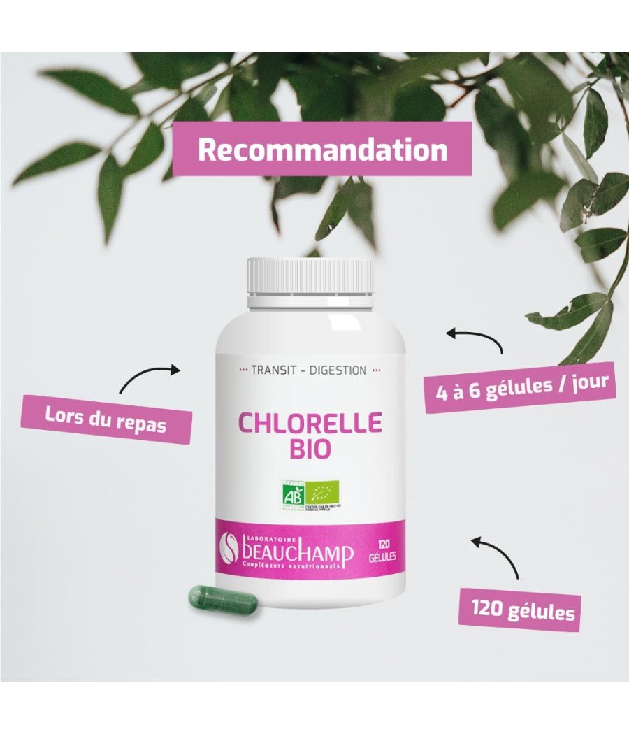 Gélules de Chlorelle BIO