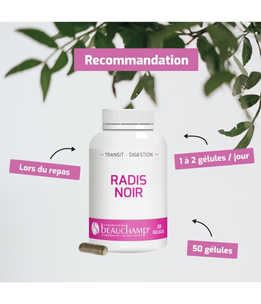Gélules de Radis Noir