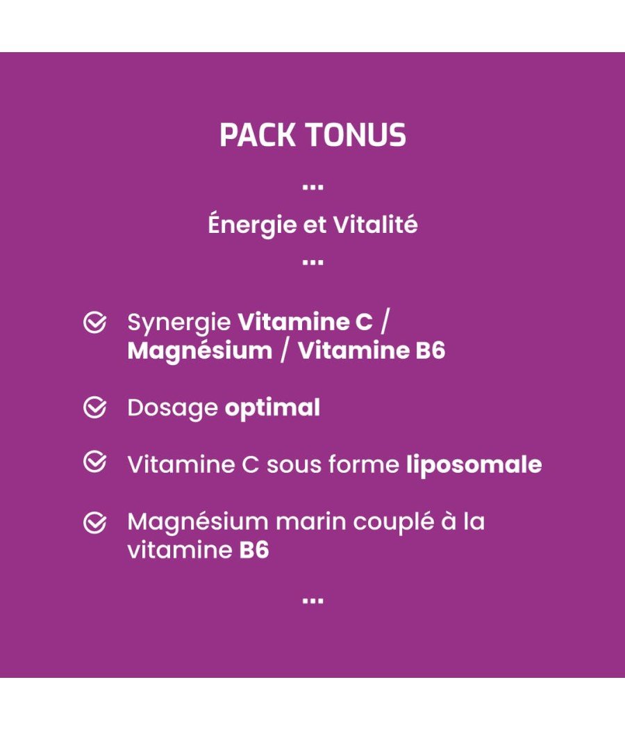 Complément alimentaire Pack Tonus