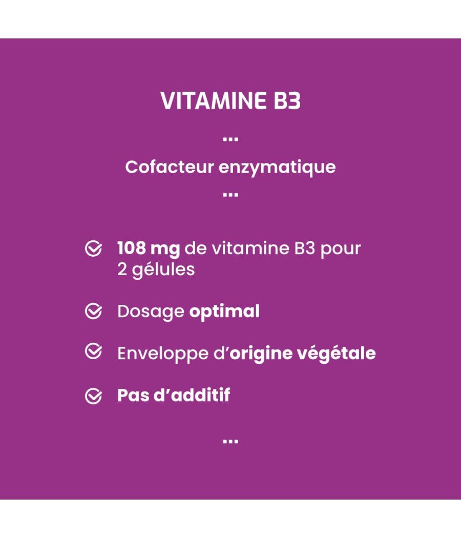 Complément alimentaire Vitamine B3