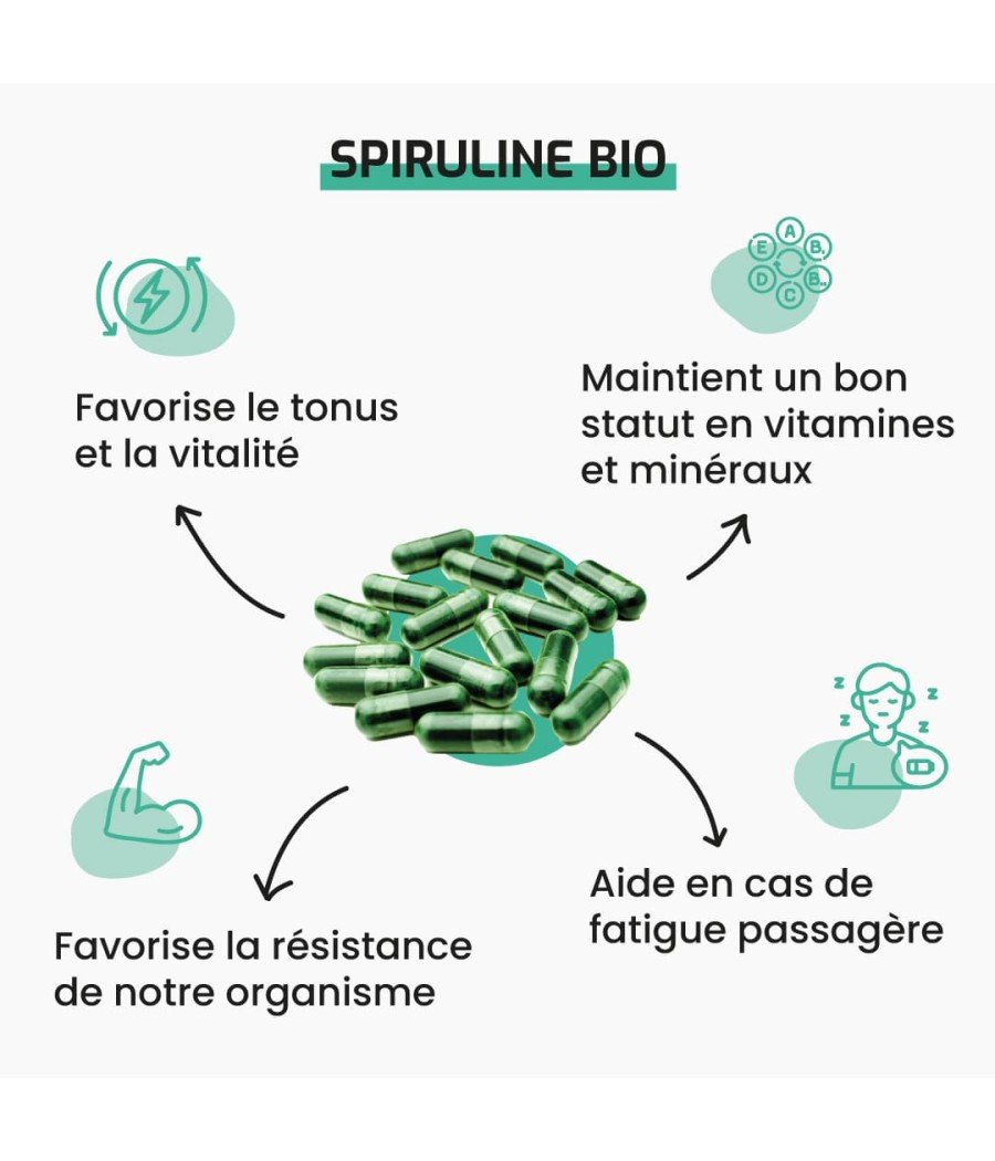 Complément alimentaire Spiruline BIO