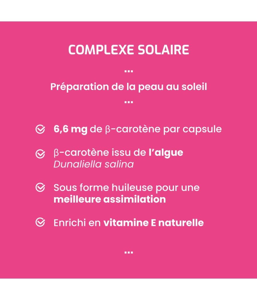 Complément alimentaire Complexe solaire