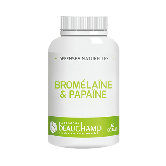 Complément alimentaire Bromélaïne & Papaïne